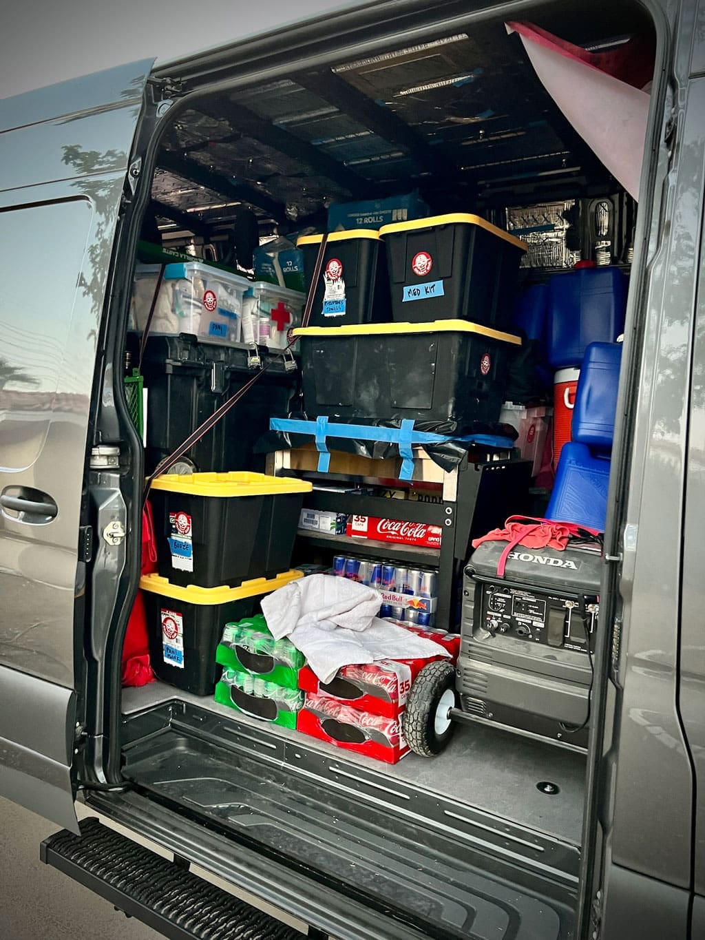 pack-van Pack for Burning Man